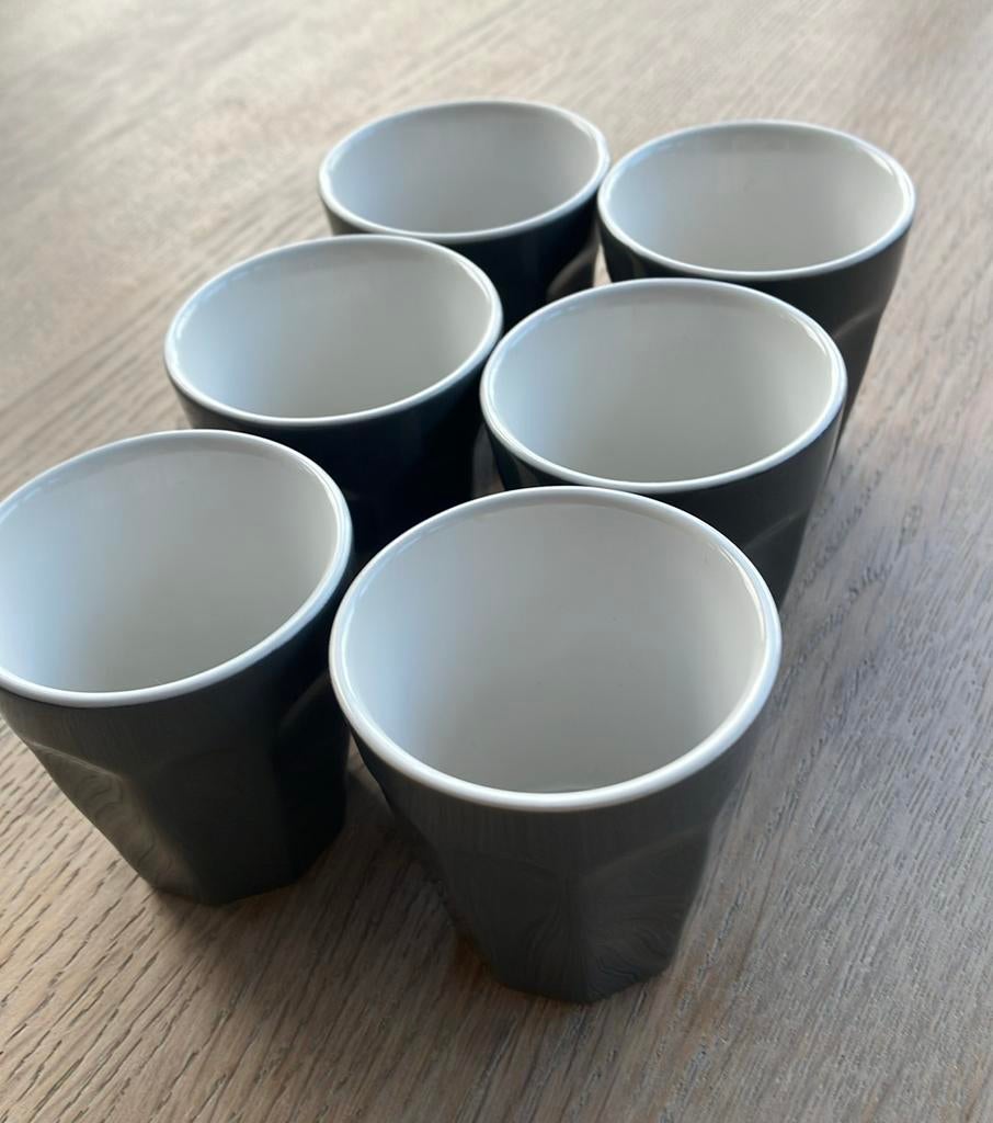 Hema espresso mokjes, Huis en Inrichting, Keuken | Servies, Ophalen of Verzenden, Zo goed als nieuw, Overige stijlen, Kop(pen) en/of Schotel(s)