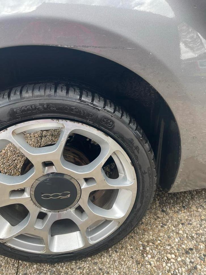 Fiat 500 1.2 C 2011 Grijs, Auto's, Fiat, Particulier, Benzine, B, Hatchback, Handgeschakeld, Geïmporteerd, Zilver of Grijs, Voorwielaandrijving