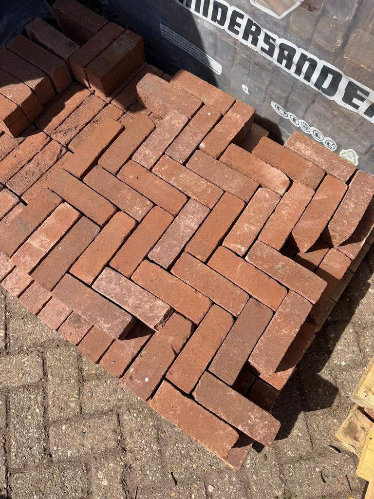 Gebakken klinkers Partij aanbiedingen vanaf  € 35,00 p/M2, Tuin en Terras, Tegels en Klinkers, Verzenden, Keramiek, Klinkers, Nieuw