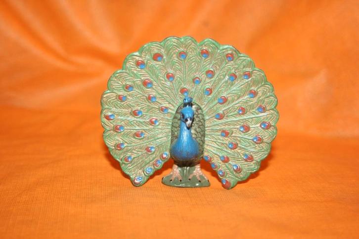 Schleich 13144 pauw, dierfiguur, Verzamelen, Dierenverzamelingen, Gebruikt, Beeldje of Figuurtje, Boerderijdier, Ophalen of Verzenden