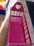 Wiegje pop roze, Kinderen en Baby's, Speelgoed | Poppen, Ophalen, Gebruikt, Babypop