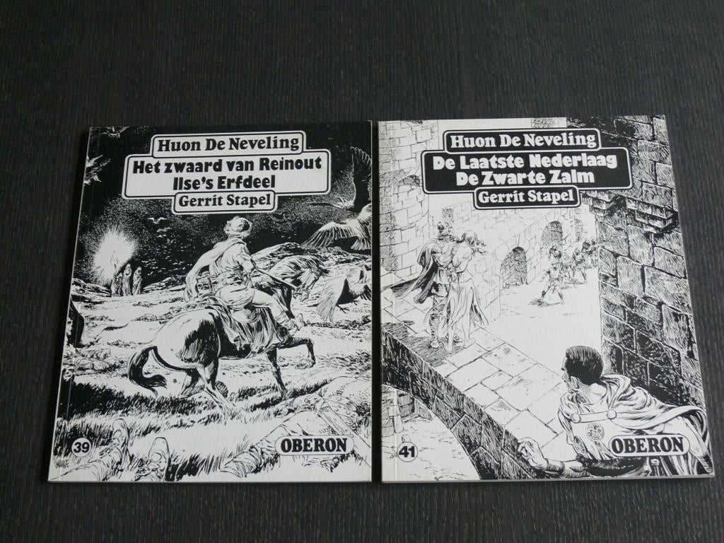 Oberon Zwartwit reeks - Huon de Neveling - 2 delen, Meerdere stripboeken, Ophalen of Verzenden, Zo goed als nieuw
