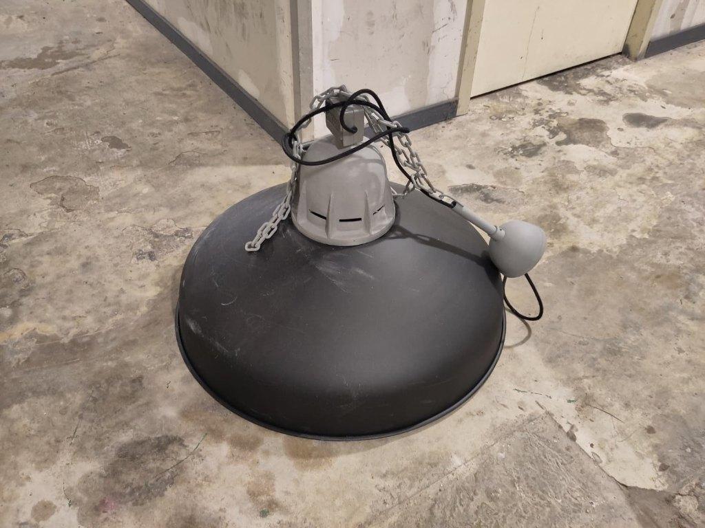 Frezoli hanglamp Torr XL (model no. 830), Ophalen, Gebruikt, 50 tot 75 cm, Metaal