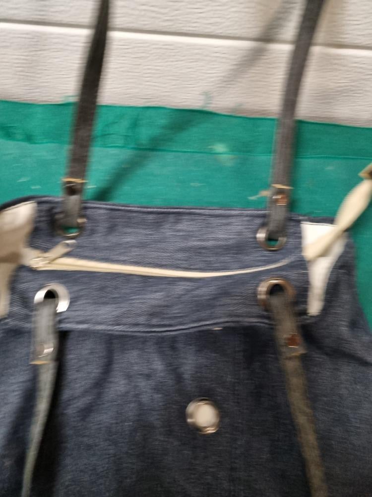 schoudertas spijkerstof met rits, Ophalen of Verzenden, 'T Olde Gre-j, Info@toldegrej.nl, Endepoelstraat 20f Didam