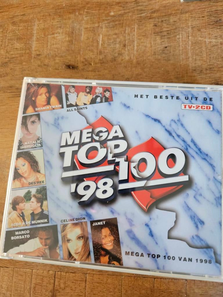 Mega Top 100 '98 - 2CD, Cd's en Dvd's, Ophalen of Verzenden, Zo goed als nieuw, Pop