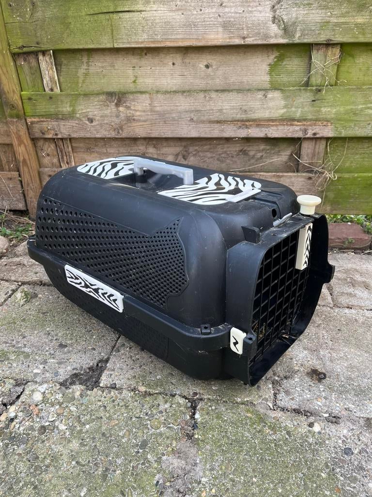 Konijnen reismand, Dieren en Toebehoren, Knaagdieren en Konijnen | Toebehoren, Ophalen, Zo goed als nieuw, Transportkoffer of -box