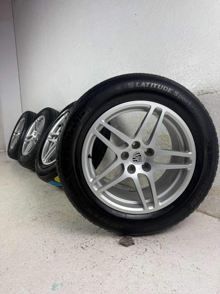 Originele Porsche Macan S Turbo velgen 18" 5x112 golf breeds, Niet ingevuld, 18 inch, Gebruikt, 255 mm