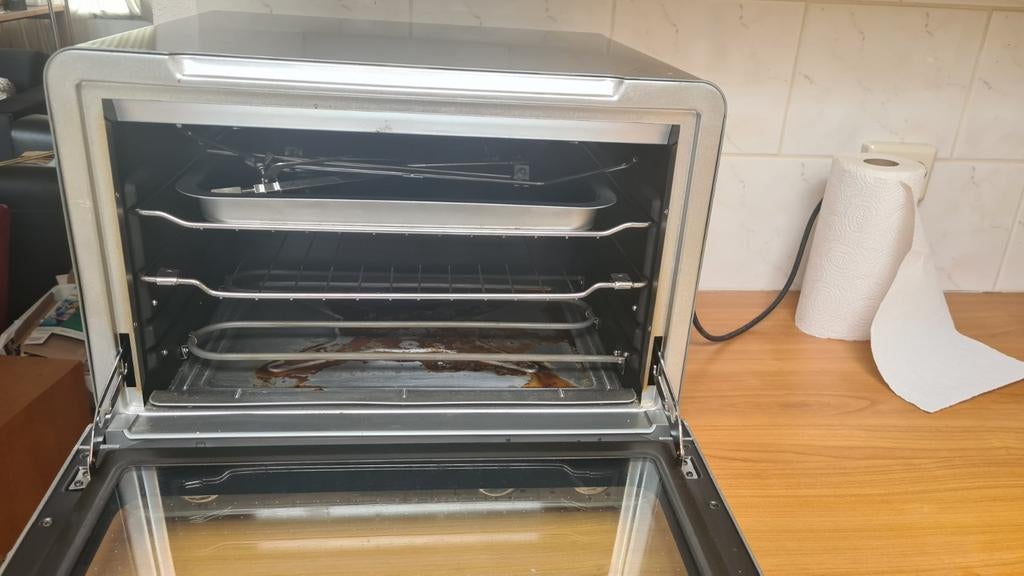 Moulinex OX1732 Uno XL grill/bakoven, Ophalen, Minder dan 45 cm, Gebruikt, Oven met grill