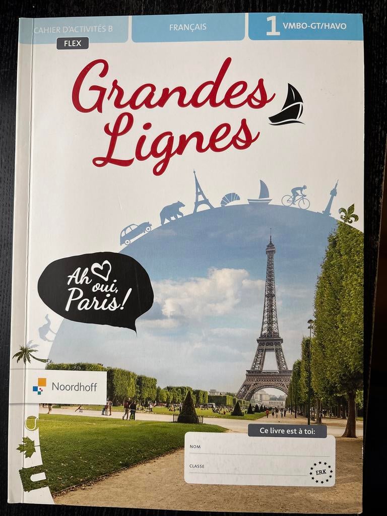 Grandes Lignes Cahier d'activités B Frans VMBO-GT/HAVO, Ophalen of Verzenden, Nieuw, Non-fictie