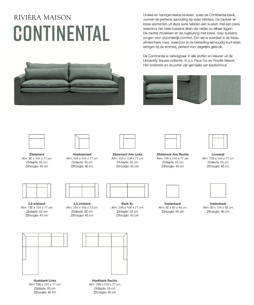 Rivera Maison Modulaire Bankstel, Huis en Inrichting, Banken | Bankstellen, Gebruikt, Hoekbank, Vierpersoons of meer, 250 tot 300 cm