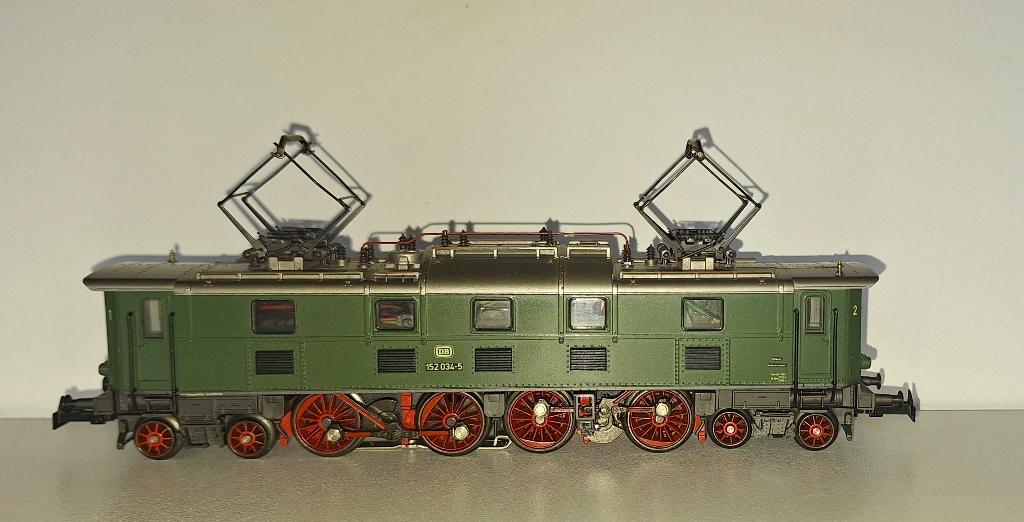 Marklin H0 3366 - Digitale E-loc BR 152 van de DB, Wisselstroom, Locomotief, Ophalen of Verzenden, Zo goed als nieuw