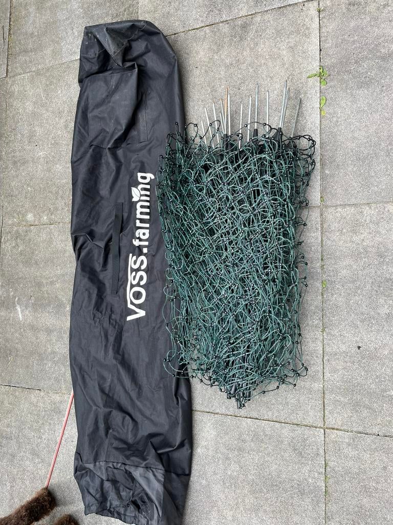 Omheiningsnet, 15 mtr, 14 palen, 65cm hoog (incl. Ruime tas), Tuin en Terras, Gaas en Draad, Ophalen, Zo goed als nieuw, Minder dan 10 meter