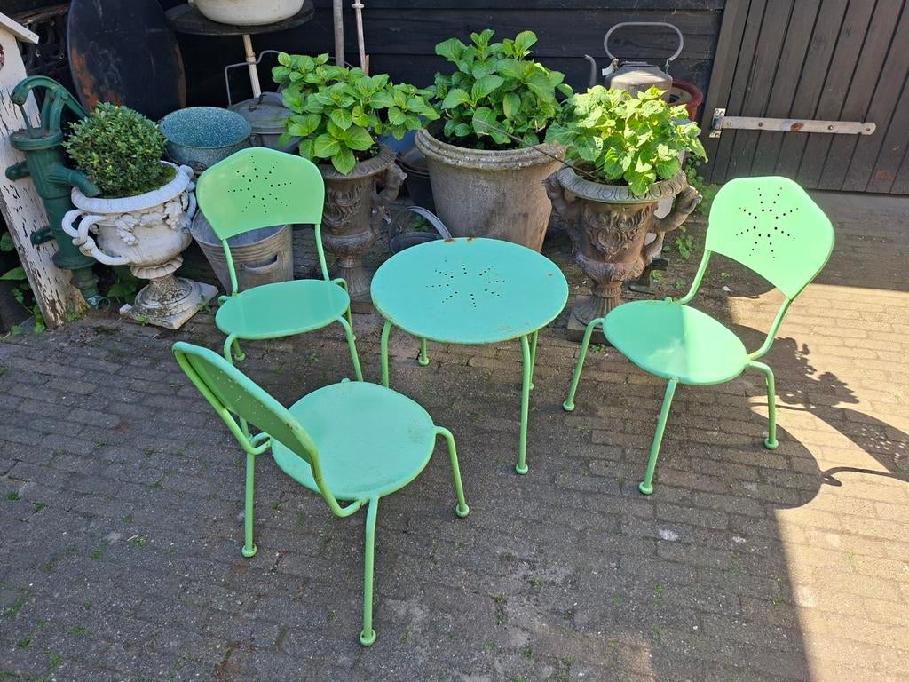 Kinder, tuinsetje., Ophalen, Gebruikt, Overige materialen, 2 zitplaatsen