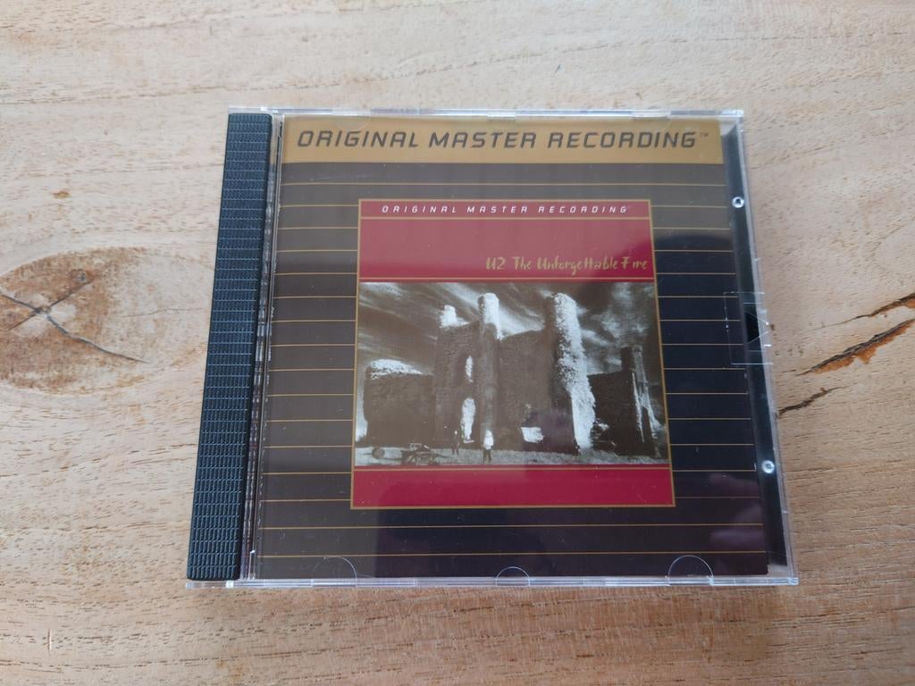 U2 The Unforgettable Fire MFSL UDCD 624 24k goud cd, Verzenden, Zo goed als nieuw, Poprock