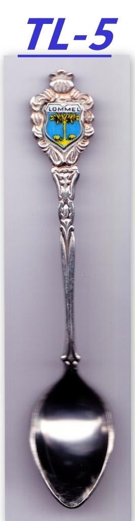 TL-5 Theelepeltje Lommel Belgie, Ophalen of Verzenden, Zo goed als nieuw, Rvs of Chroom
