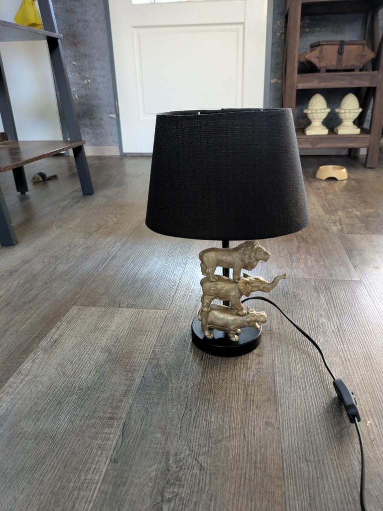 Twee schemerlampjes in jungle stijl, Ophalen of Verzenden, Zo goed als nieuw, Minder dan 50 cm