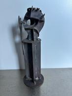Metaal Abstract Figuur  "aandacht" P.M.H '89, Ophalen of Verzenden