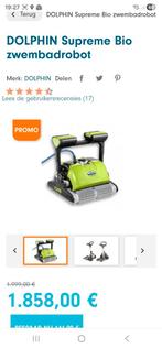 Zwembadrobot dolphin bio
Ophalen belgie Limburg beringen, Ophalen