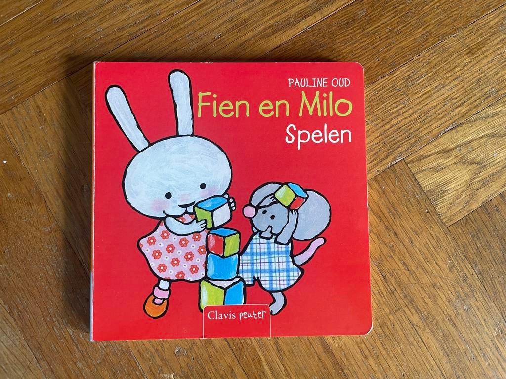 Fien en Milo Spelen - Pauline Oud, Boeken, Kinderboeken | Baby's en Peuters, Ophalen of Verzenden, Gelezen, 1 tot 2 jaar