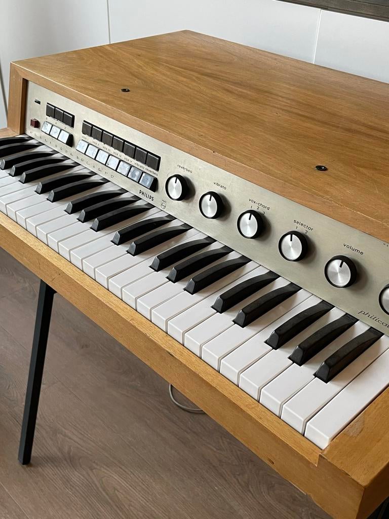 Vintage Philips Philicorda orgel, Muziek en Instrumenten, Orgels, Ophalen, Gebruikt, 1 klavier, Orgel