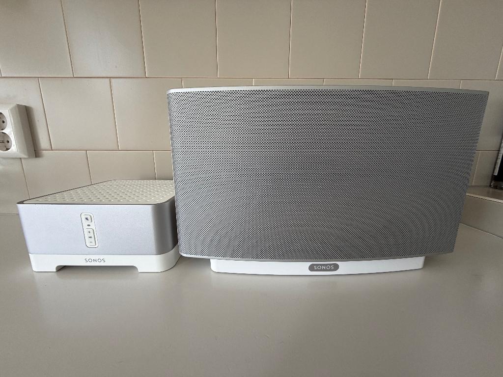 Sonos Play 5, Connect AMP en Boost, Audio, Tv en Foto, Versterkers en Receivers, Ophalen, Zo goed als nieuw, Stereo, Overige merken