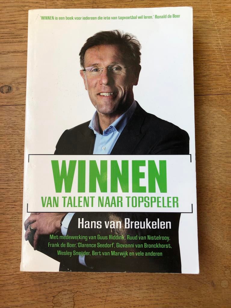 Door Hans van Breukelen gesigneerd boek Winnen Van talent …, Ophalen of Verzenden, Gelezen, Sport
