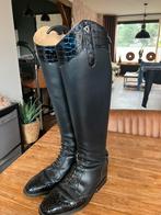 Zgan gave blauwe derby laarzen, Dieren en Toebehoren, Ophalen of Verzenden, Zo goed als nieuw, Dressuur, Schoeisel