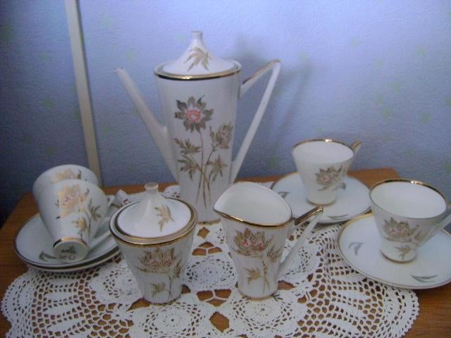 oud mocca servies bavaria serenade alka koffie kan,, Antiek en Kunst, Ophalen of Verzenden