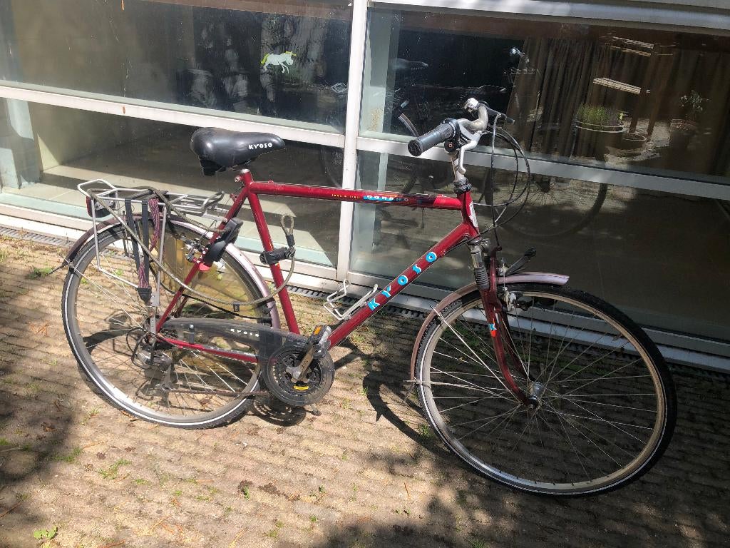 oude vintage Kyoso herenfiets, Gebruikt, Velgrem, Versnellingen, Ophalen