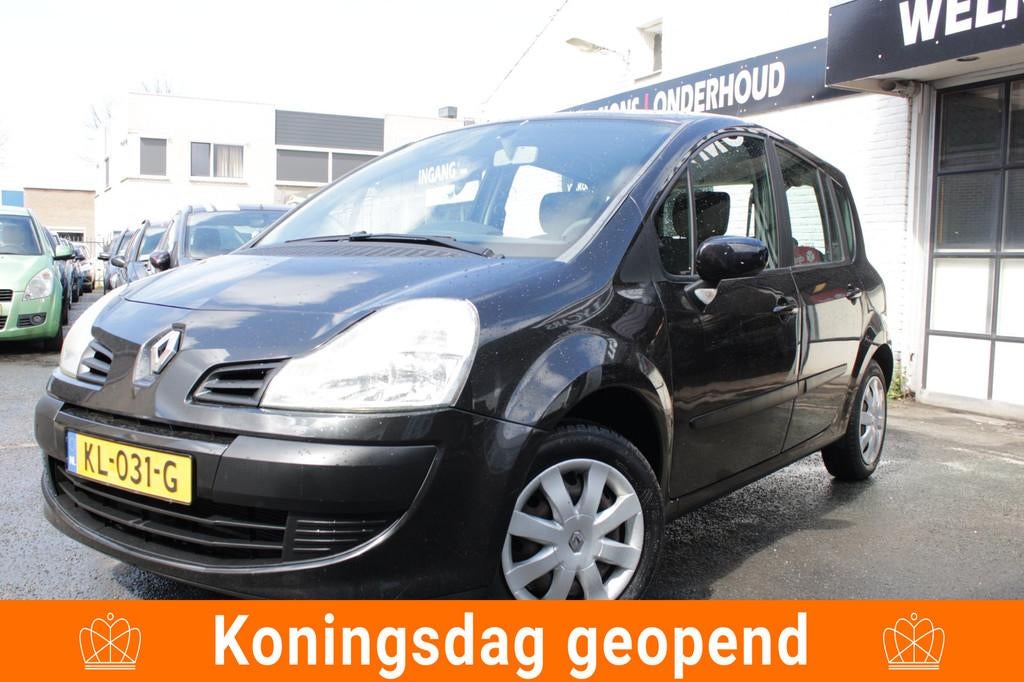 Renault Grand Modus 1.2-16V Expression | Airco | Elec ramen, Voorwielaandrijving, Stof, Gebruikt, Zwart