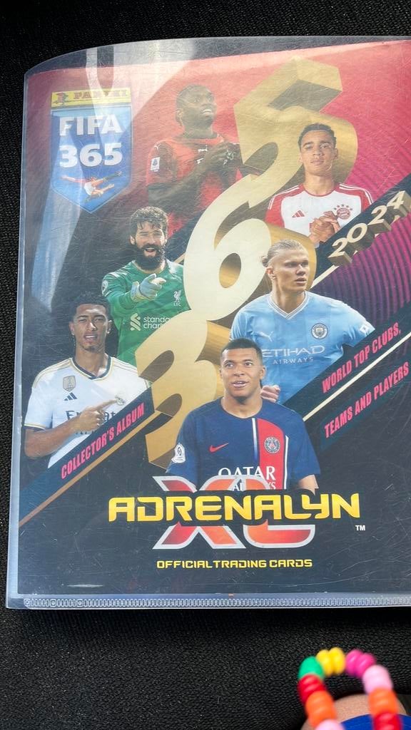 Voetbal map met panini kaarten 2024, Ophalen of Verzenden, Zo goed als nieuw, Buitenlandse clubs, Poster, Plaatje of Sticker