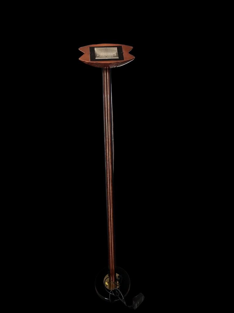 Louis Drimmer postmodern vloerlamp 180cm – gesigneerd, Ophalen of Verzenden, Zo goed als nieuw, Metaal, 150 tot 200 cm