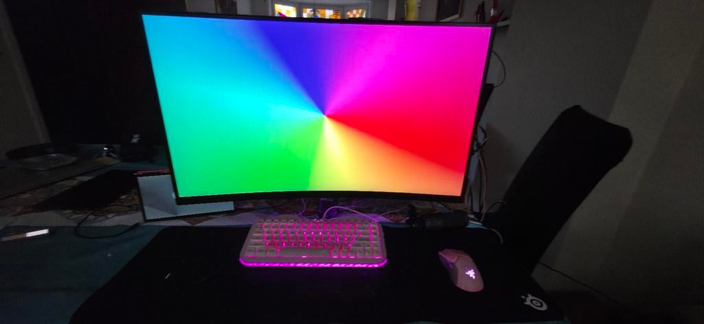 ViewSonic 144Hz 1440p Curved Gaming Monitor, Computers en Software, Monitoren, 101 t/m 150 Hz, Curved, Zo goed als nieuw, Ophalen