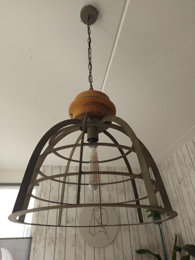 Prachtige hanglamp stoer, landelijk, industrieel Loods 5, Ophalen, Zo goed als nieuw, Stoer, robuust, sober, landelijk, industrieel