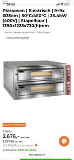 pizza oven zgan 2x9 pizzas ., Ophalen, Zonder vriesvak, 200 liter of meer, 60 cm of meer