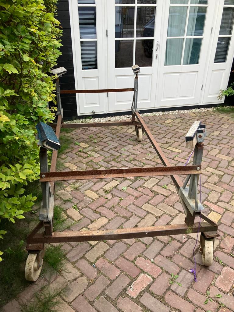 Botenkar botenbok voor boot opknappen, opslaan, trailer, kar, Watersport en Boten, Ophalen, Gebruikt, Overige typen