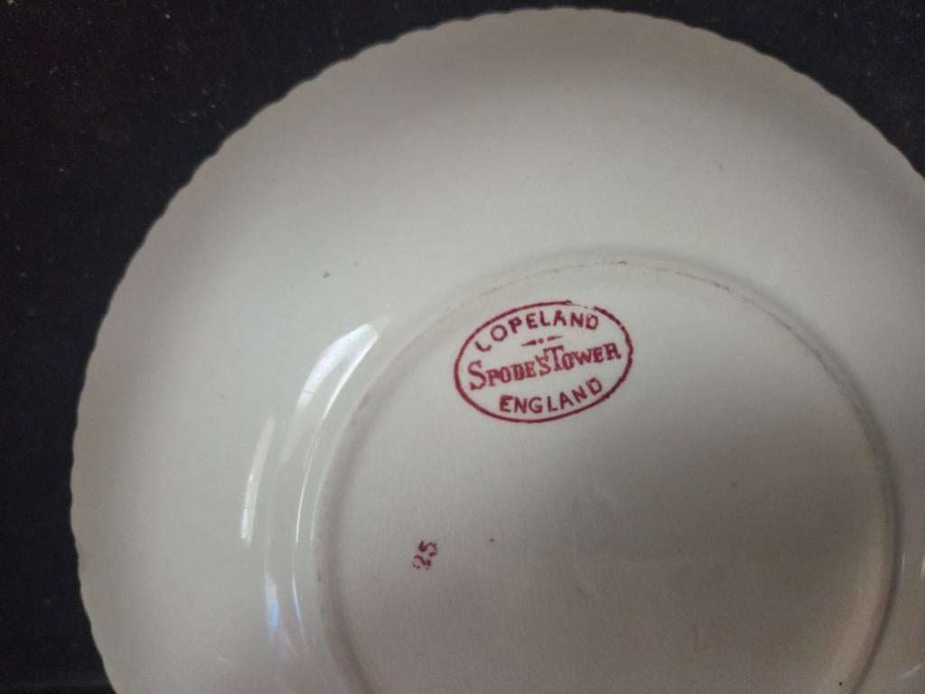 Copeland Spode's Tower schotel rood, Ophalen of Verzenden