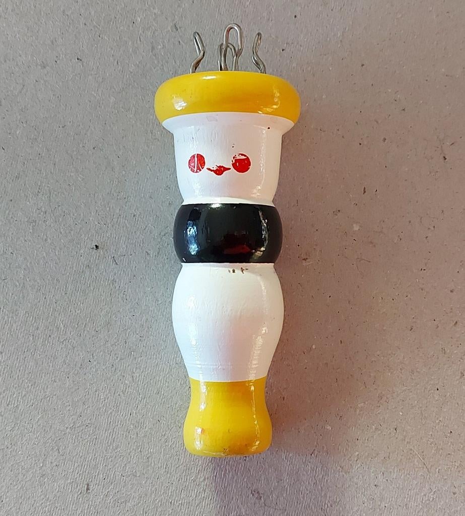 Punnikklosjes hout paddenstoelen figuurtjes, Ophalen of Verzenden, Gebruikt, Materiaal