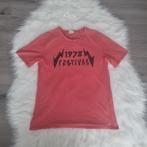 Vintage Stijl Festival T-shirt - 1978 Print - Koraal/Roze, Ophalen of Verzenden, Korte mouw, Roze, Maat 36 (S)