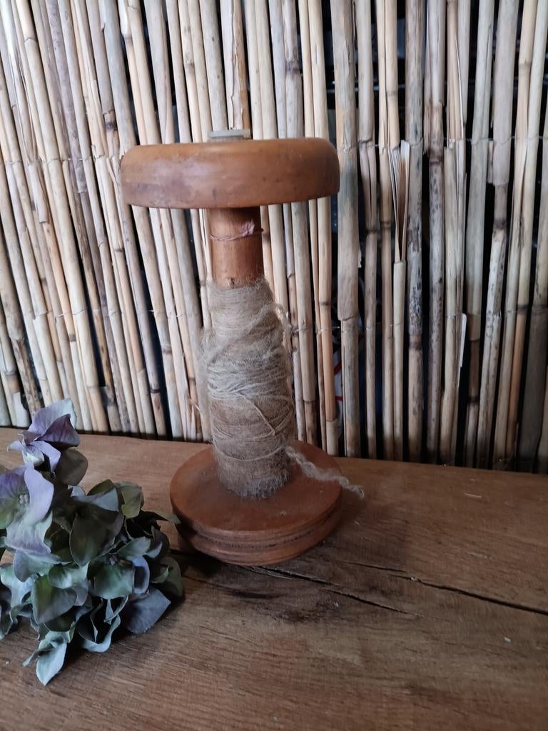 Oude houten klos, Antiek en Kunst, Ophalen of Verzenden