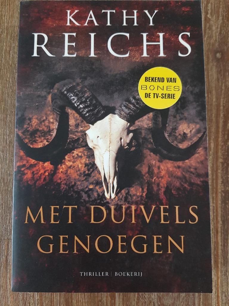 Met duivels genoegen - Kathy Reichs, Boeken, Thrillers, Zo goed als nieuw, Ophalen of Verzenden