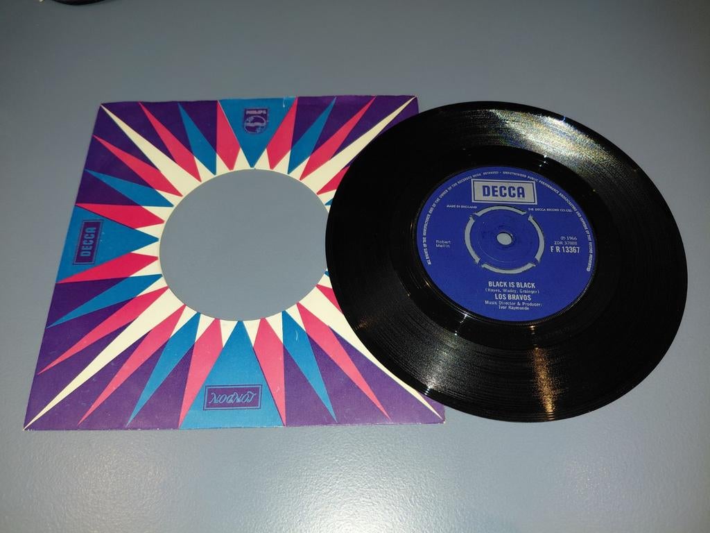 Los Bravos- black is black, Cd's en Dvd's, Vinyl Singles, Ophalen of Verzenden, Zo goed als nieuw, 7 inch, Pop
