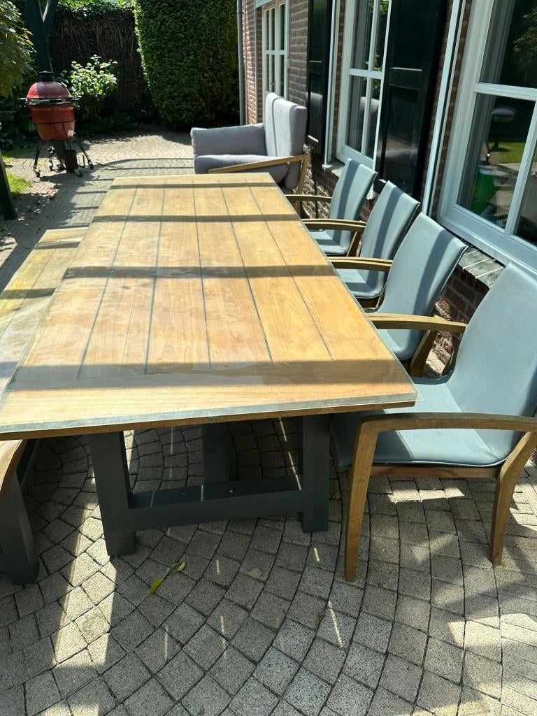 SUNS Verona Tuinstoelen - 5x, Ophalen, Gebruikt, Teakhout, Stapelbaar