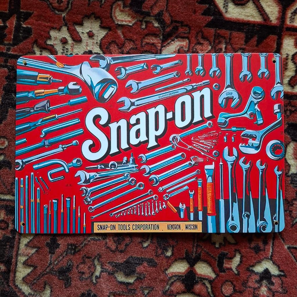 Snap On Bordje, Ophalen of Verzenden, Nieuw, Reclamebord