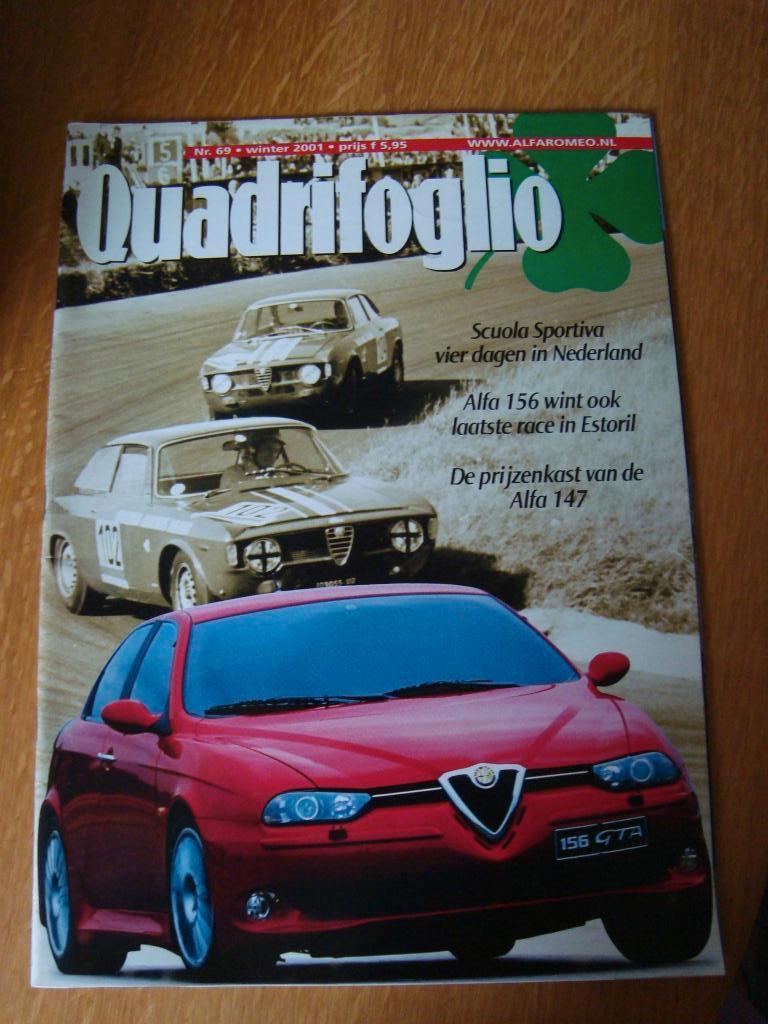 Quadrifoglio nr 69 winter 2001, Ophalen of Verzenden, Nieuw, Alfa Romeo