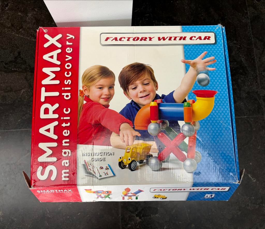 Smartmax Magnetic Discovery Factory With Car, Kinderen en Baby's, Speelgoed | Bouwstenen, Ophalen, Gebruikt, Overige merken