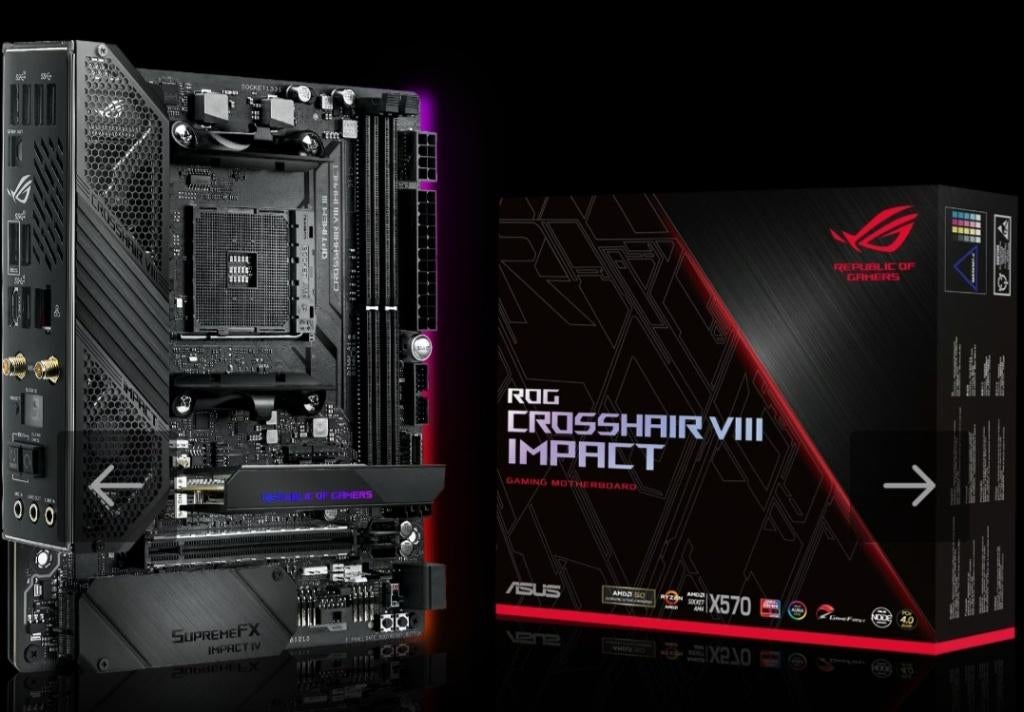 ASUS ROG Crosshair VIII Impact x570 mini-dtx, Computers en Software, Moederborden, Nieuw, AMD, DDR4, Ophalen of Verzenden