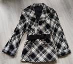 Vintage jaren 80 jasje met lakriem maat 36/38, Kleding | Dames, Ophalen of Verzenden, Gedragen, Maat 36 (S), Zwart