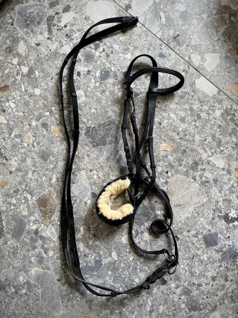 Bitloos kingekruist leren hoofdstel FULL, Ophalen of Verzenden, Zo goed als nieuw, Overige soorten