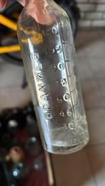 Vintage flessen: handgeblazen, groen, en meer, Ophalen of Verzenden